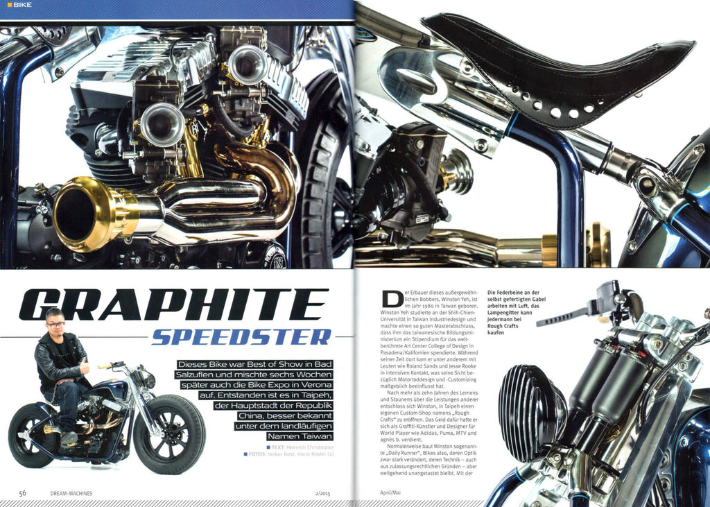 Graphite Speedster on German Magazine DREAM MACHINE