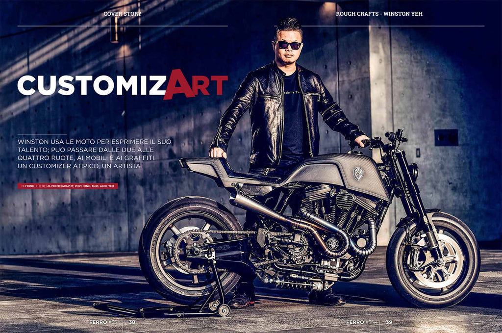 Rough Crafts on Italian Ferro magazine #55