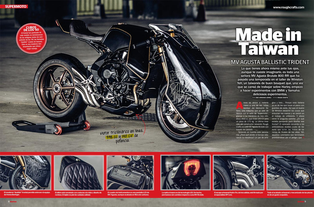 Ballistic Trident on Spanish MOTOS magazine no.29!!