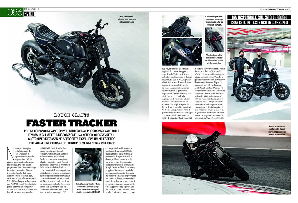 Rough Crafts Faster Tracker on LOWRIDE #162, Dicembre 2021