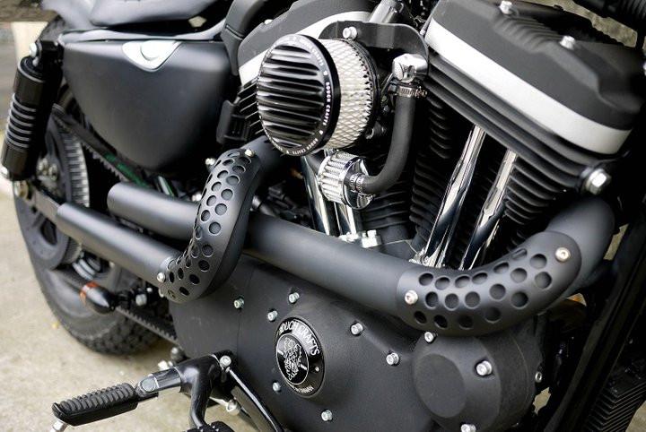 ROUGH CRAFTS Guerilla Styled Exhaust Pipe - XL / Sportsters