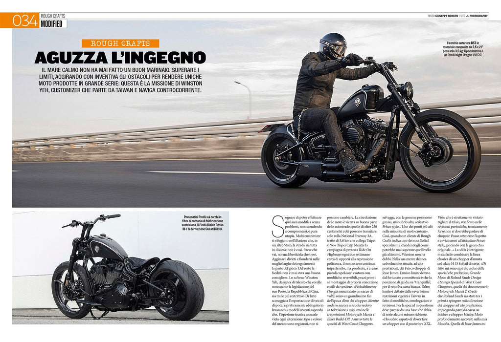 Rough Crafts Sovereign Raven on LOWRIDE #187, Gennaio, Febbraio 2024!