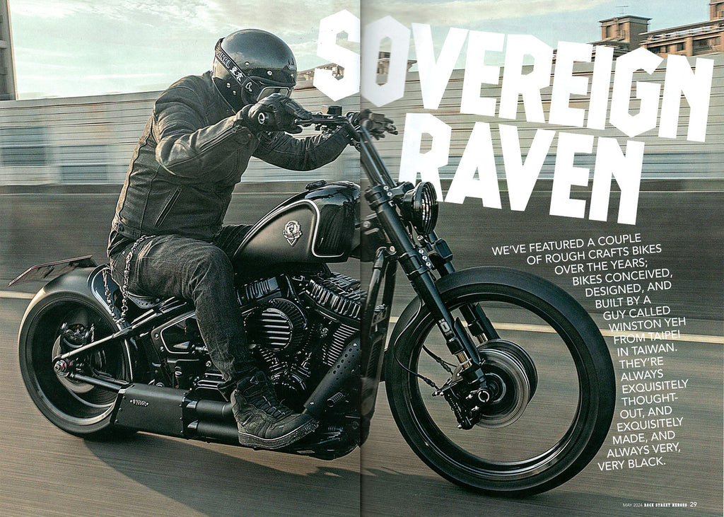 Rough Crafts Sovereign Raven on Back Street Heroes Issue#481!!