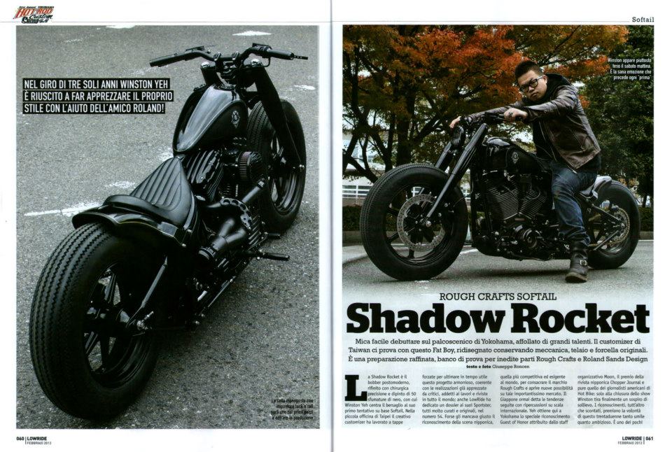 Shadow Rocket on Italian Custom Magazine LOWRIDE Vol.056!!
