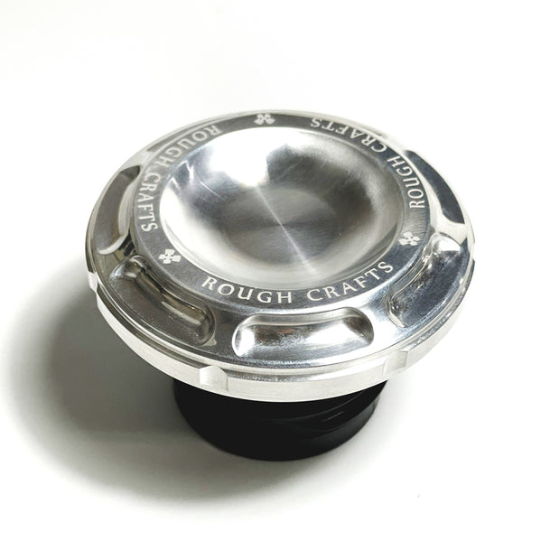 ROUGH CRAFTS Groove Gas Cap (Polished)