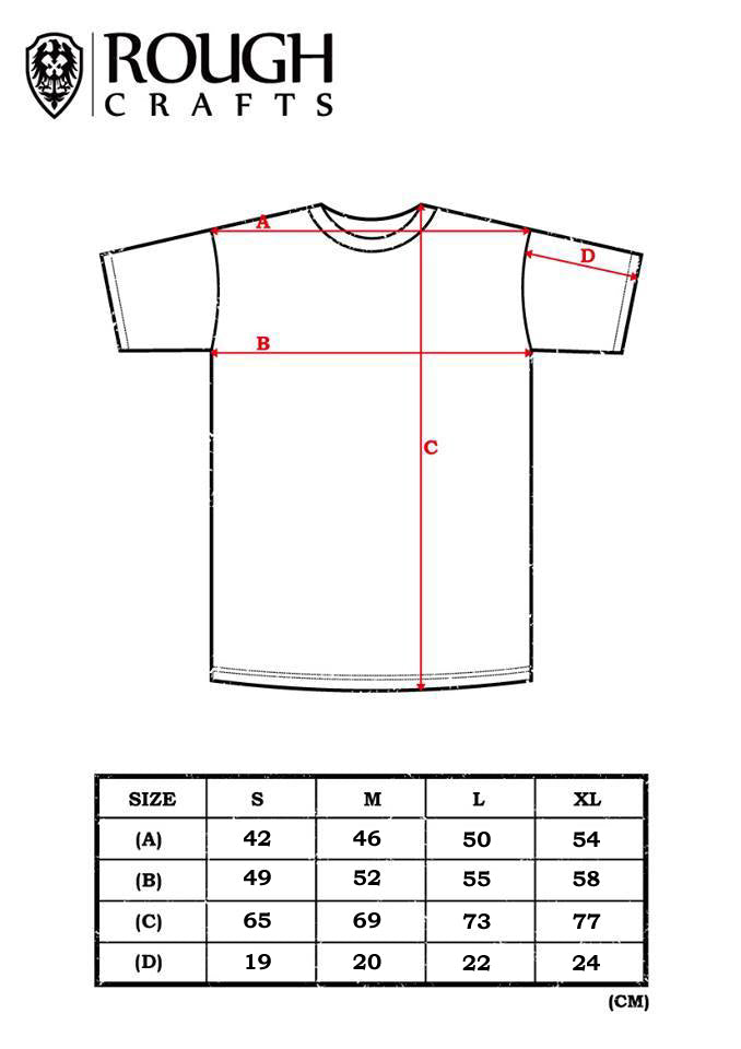 ROUGH CRAFTS SKM LETTER - Short sleeve T-shirt